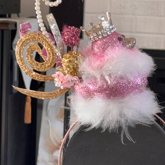 Pink Christmas Headband, Ugly Sweater Contest, University of Oregon Ducks - Picture 8 of 15